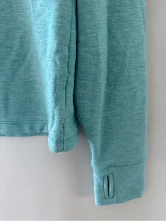 VINEYARD VINES Shep Shirt Womens Small 1/4 Zip Pullover Sweatshirt Mint Green - Picture 7 of 13